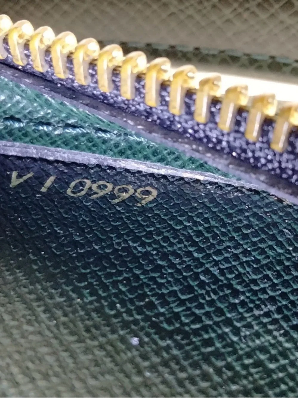 Louis Vuitton Clutch Wrist Strap Dark Green Epi Orsay + Dust Bag Unisex 9x6x2”
